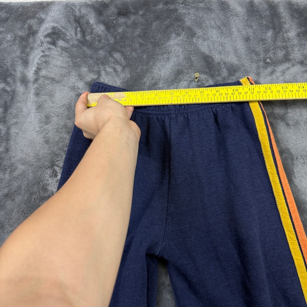 Aviator Nation Sweatpants Womens Size S Navy Blue Rainbow Stripe Joggers - Picture 6 of 9
